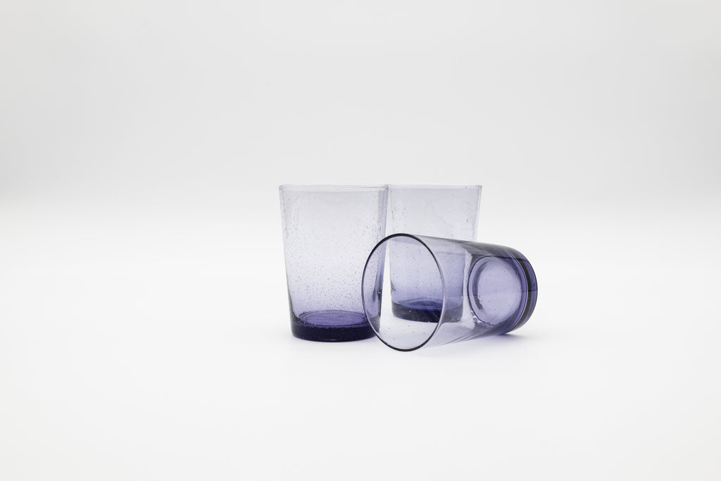 Recycled Glass Tumbler in Violet | British Colour Standard